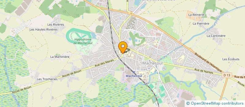 localisation de l'entreprise RETZ CREATIV'  MACHECOUL-SAINT-MEME