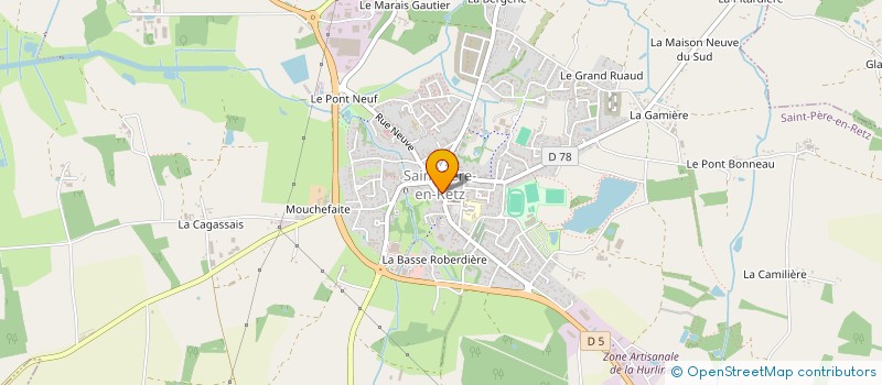 localisation de l'entreprise RETZ DENTAL à SAINTE-PAZANNE