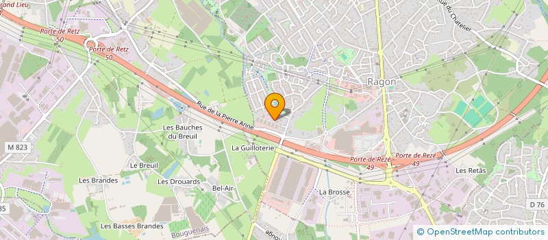 localisation de l'entreprise RETZ INTERIM à MACHECOUL-SAINT-MEME