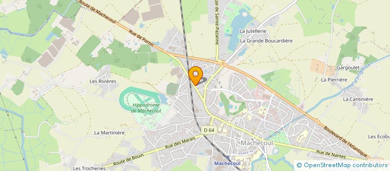 localisation de l'entreprise RETZ MOTO CULTURE à MACHECOUL-SAINT-MEME