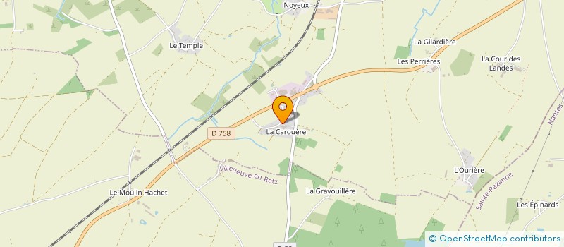 localisation de l'entreprise RETZ PAYSAGE  SAINT-MARS-DE-COUTAIS