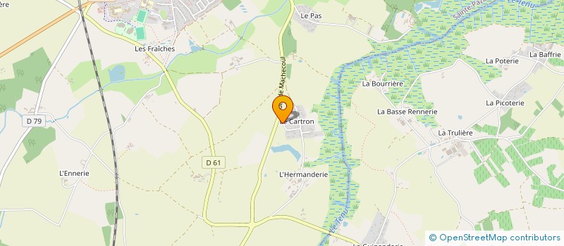 localisation de l'entreprise RETZ'PRIMEURS à SAINTE-PAZANNE