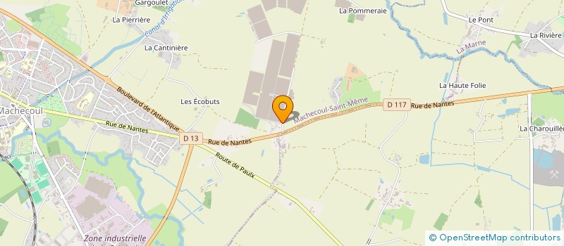 localisation de l'entreprise RETZ VIE  MACHECOUL-SAINT-MEME