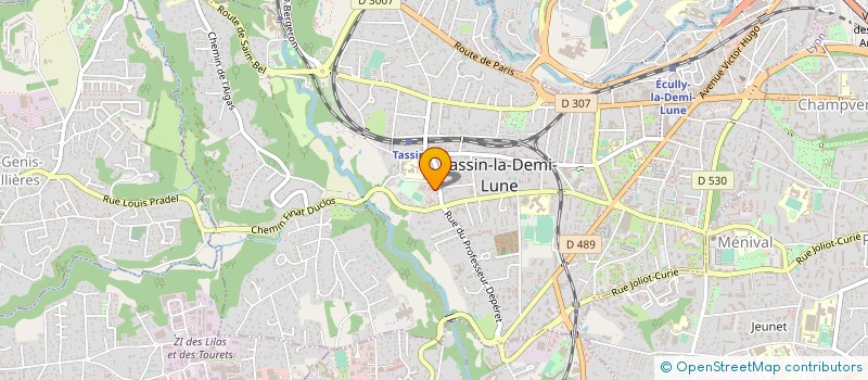 localisation de l'entreprise REUCIRS à TASSIN-LA-DEMI-LUNE