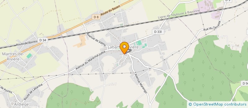 localisation de l'entreprise REULET INGENIERIE SA à SAINT-GAUDENS