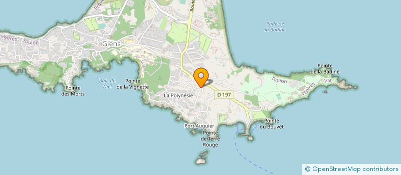 localisation de l'entreprise REULIER à HYERES