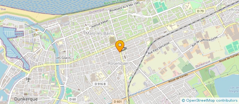 localisation de l'entreprise REULIER à DUNKERQUE
