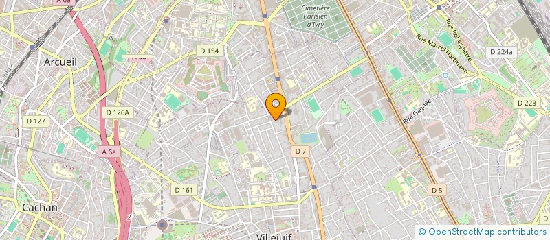 localisation de l'entreprise REULOS INVEST  VILLEJUIF