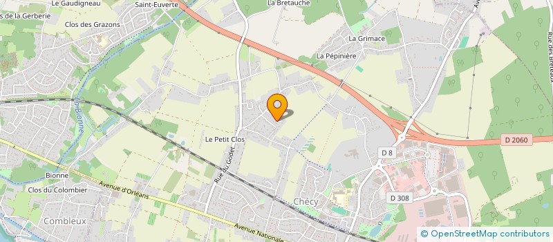 localisation de l'entreprise REULP  CHECY