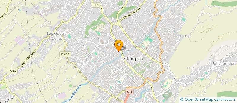 localisation de l'entreprise REUNI PEINTURE  LE TAMPON