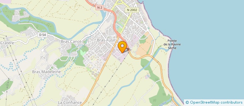 localisation de l'entreprise REUNI PUB SARL  SAINT-BENOIT