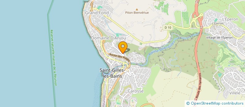 localisation de l'entreprise REUNICORP  SAINT-PAUL