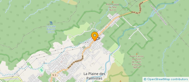 localisation de l'entreprise REUNION ACTION SECURITE  LA PLAINE-DES-PALMISTES