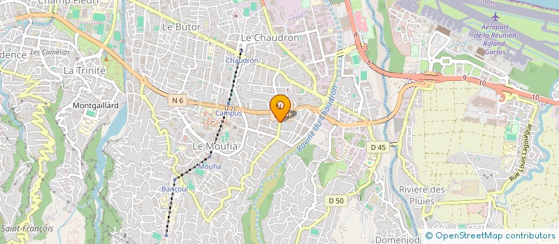 localisation de l'entreprise REUNION CONTROLE à SAINT-DENIS