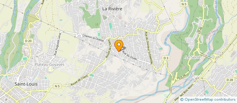 localisation de l'entreprise REUNION DES ENFANTS LIBRES INSTRUITS ET EPANOUIS EN FAMILLE 974 à SAINT-LOUIS