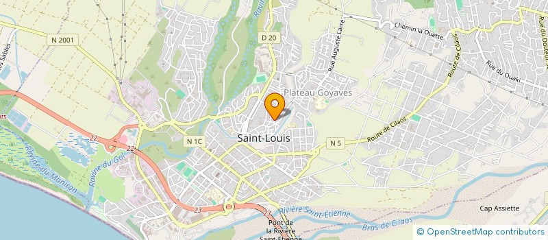 localisation de l'entreprise REUNION DIGITAL NETWORK  SAINT-LOUIS