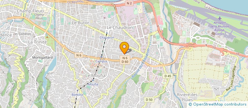 localisation de l'entreprise REUNION DISTRIBUTION IMPRIMES - INTELLIPUB à SAINT-DENIS