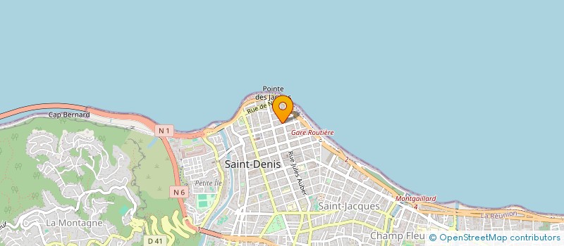 localisation de l'entreprise REUNION FITNESS INVESTISSEMENTS à SAINT-DENIS