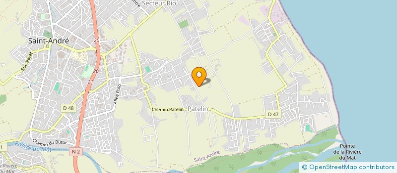 localisation de l'entreprise REUNION IMPORT MOTEURS à SAINT-ANDRE