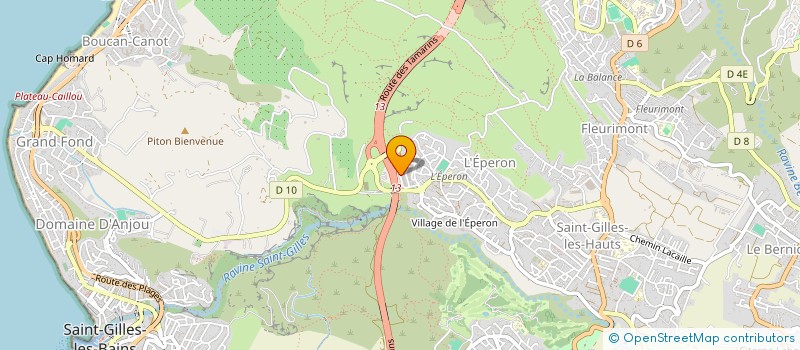 localisation de l'entreprise REUNION INCENDIE ASSISTANCE à SAINT-PAUL