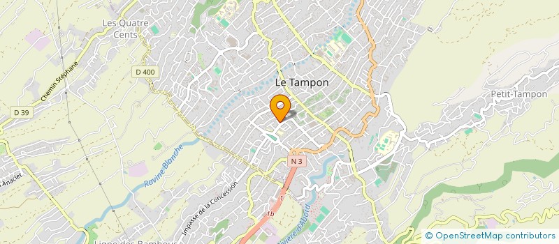 localisation de l'entreprise REUNION-JEUX-VIDEOS à LE TAMPON