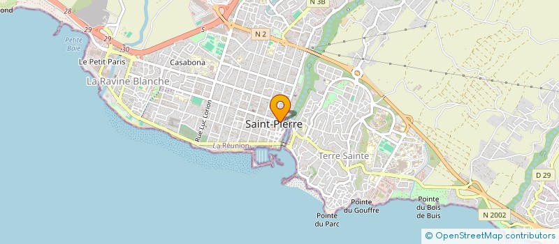 localisation de l'entreprise REUNION METIS à SAINT-PIERRE