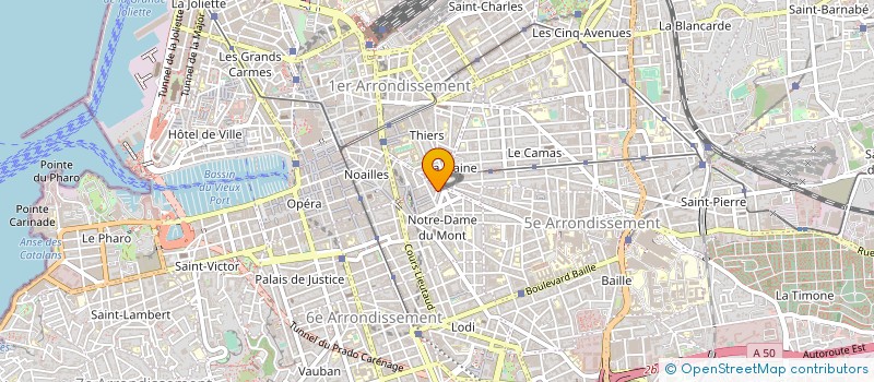 localisation de l'entreprise REUNION NOU  MARSEILLE