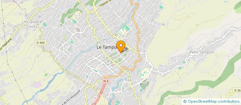 localisation de l'entreprise REUNION SUD TOURISME  LE TAMPON