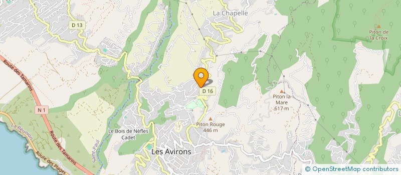 localisation de l'entreprise REUNION TENDANCE  LES AVIRONS