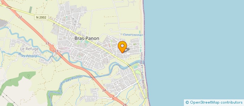 localisation de l'entreprise REUNION TRAVAUX NEGOCE  SAINT-BENOIT