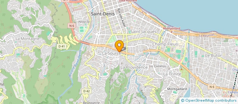 localisation de l'entreprise REUNIONS à SAINT-DENIS