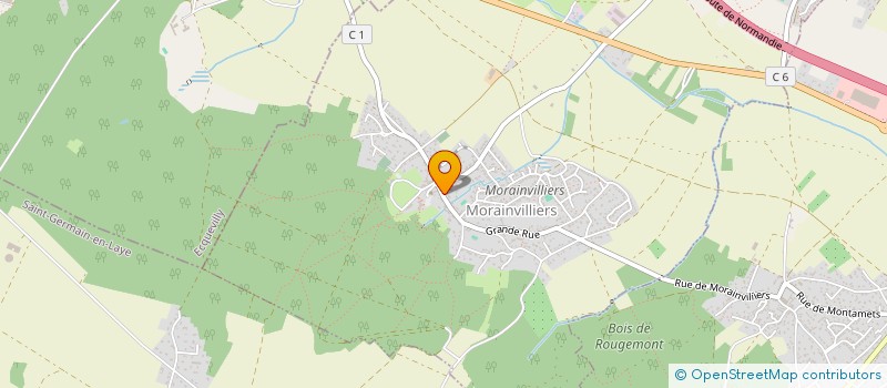 localisation de l'entreprise REUNIONS EVANGELIQUES  MORAINVILLIERS