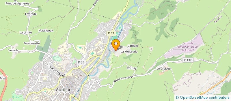 localisation de l'entreprise REUNIONS MEDICALES DU SUPER LIORAN à AURILLAC
