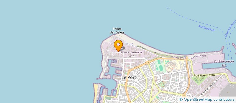 localisation de l'entreprise REUNIPECHE à LE PORT