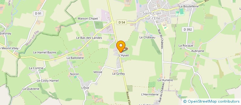 localisation de l'entreprise REUNIR SAINT-LO AGGLO  SAINT-CLAIR-SUR-L'ELLE