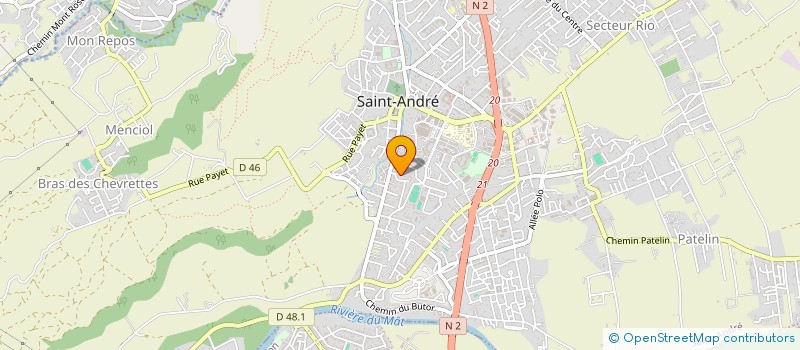 localisation de l'entreprise REUNIVERS à SAINT-ANDRE