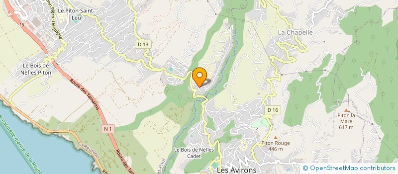 localisation de l'entreprise REUNIVERT à SAINT-LEU