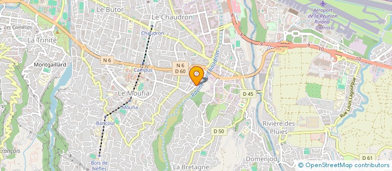 localisation de l'entreprise REUNIWATT FUNDERS  SAINT-DENIS