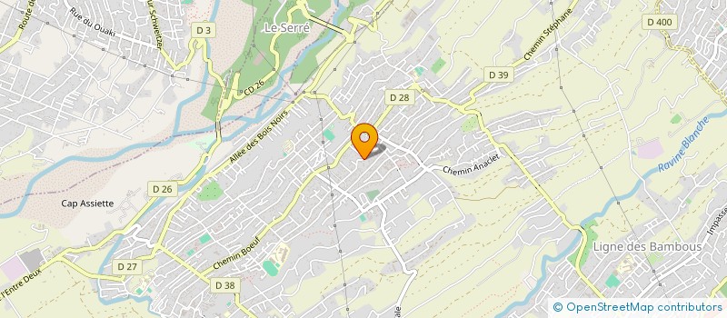 localisation de l'entreprise REUNIWOOD à SAINT PIERRE
