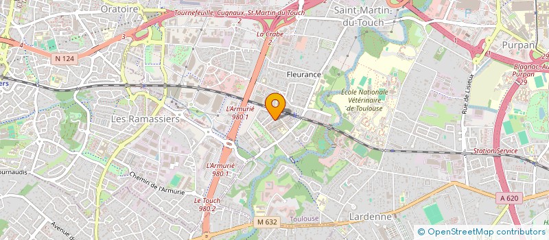 localisation de l'entreprise REUS LOCATION à TOULOUSE