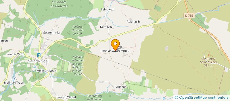 localisation de l'entreprise REUSHING  SAINT-RIVOAL