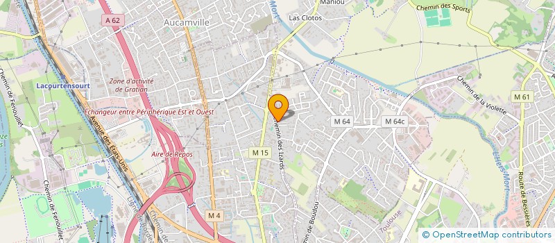 localisation de l'entreprise REUSSIR BANCASSURANCE SAS à LAUNAGUET