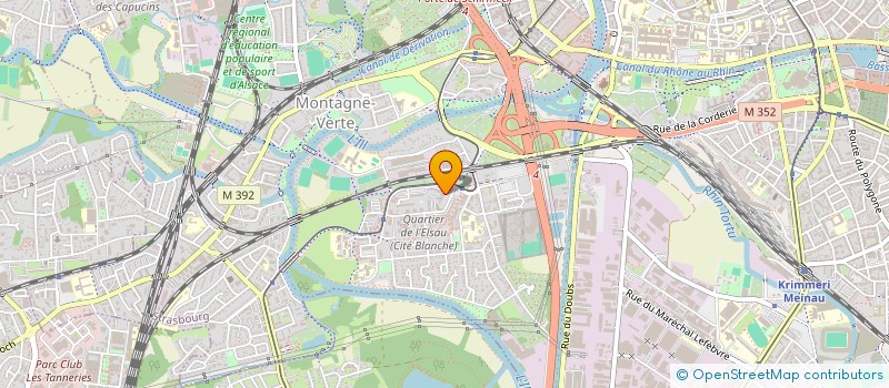 localisation de l'entreprise REUSSIR ENSEMBLE A L'ESAU à STRASBOURG