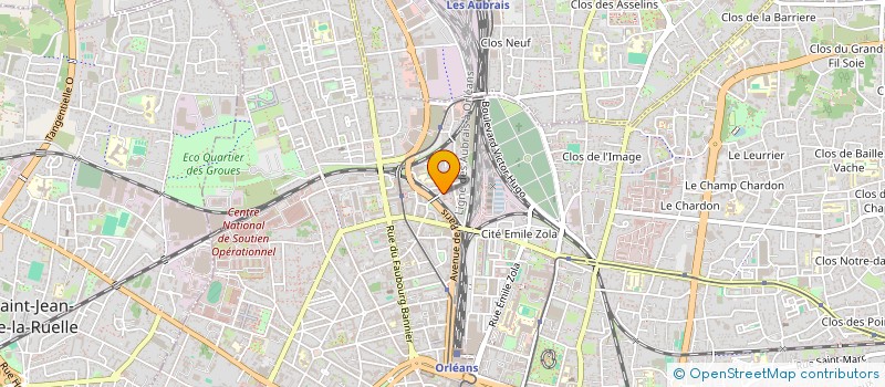 localisation de l'entreprise REUSSIR ET VIVRE ENSEMBLE  ORLEANS