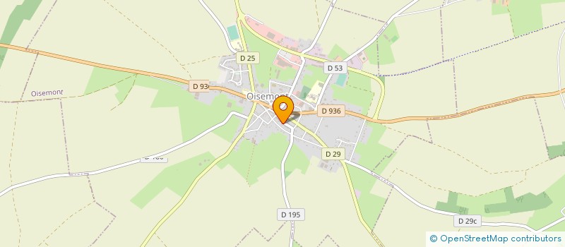 localisation de l'entreprise REUSSIR JEROME BIGNON DEVEL 3EME CIRCONS à OISEMONT