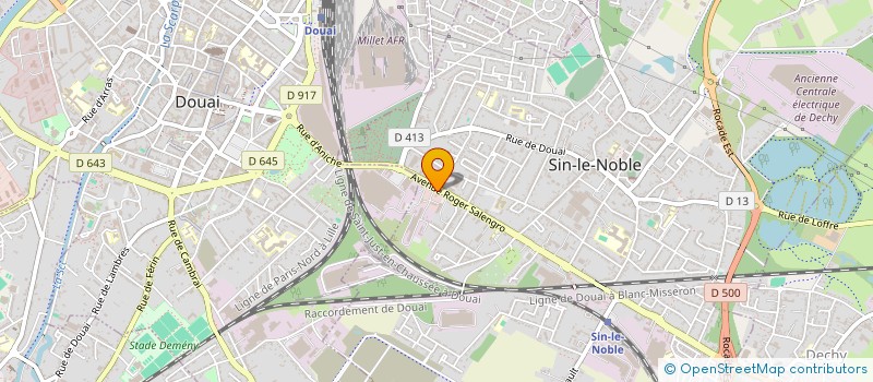 localisation de l'entreprise REUSSIR LE CLUB DES ENTREPRENEURS DU NORD ET DU PAS DE CALAIS à SIN-LE-NOBLE