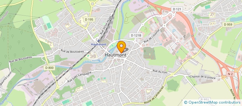 localisation de l'entreprise REUSSIR NOTRE SAMBRE  HAUTMONT