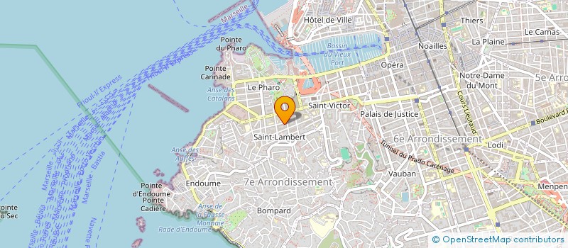 localisation de l'entreprise REUSSIR PAR A B à MARSEILLE