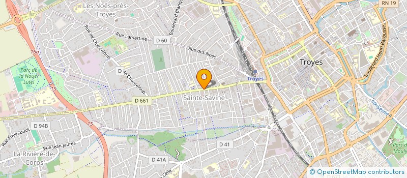 localisation de l'entreprise REUSSIR PLUS  SAINTE SAVINE