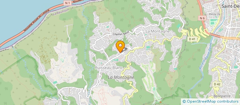localisation de l'entreprise REUSSIR SA PUBLICITE  SAINT-DENIS